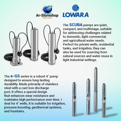 Lowara submersible electric pumps